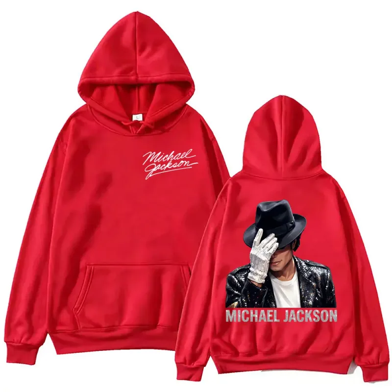 Limited Michael Jackson Classics Hoodie Men Women Fashion Punk Rock Pullovers High Quality Fleece Long Sleeve Hooded Sweatshirts