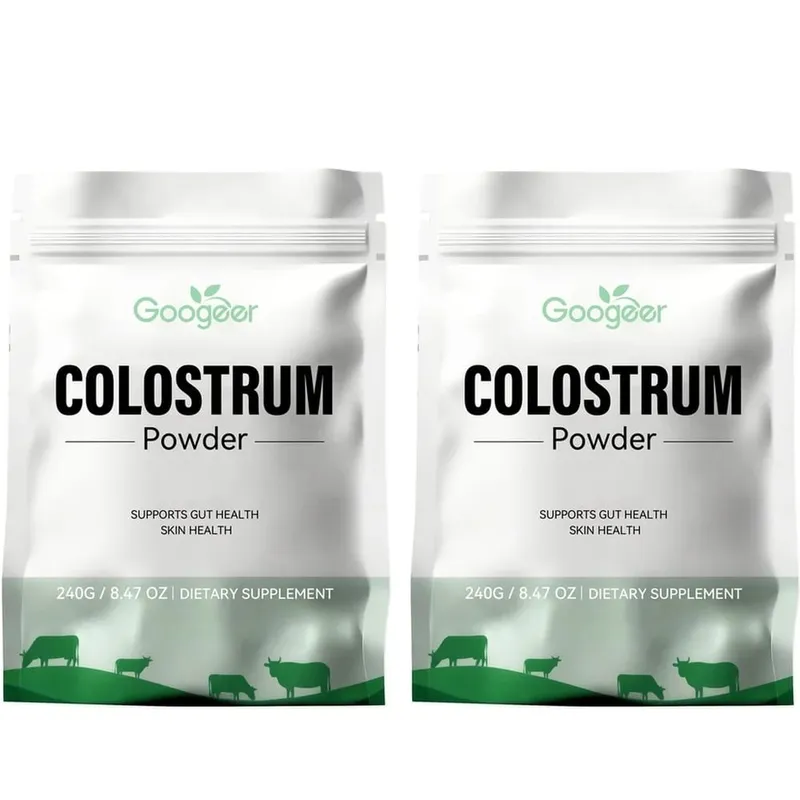 Bovine Colostrum Powder Supports Immune Gut Health and Skin Health with IgG Immunoglobulin Lactoferrin 240g/8.47 OZ