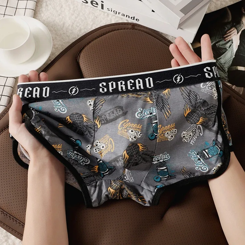 Brand Health 1pcs/3pcs Cotton Boxer Men Underwear Hot Breathable Mens Boxers BoxerShorts Man Panties Size L-3XL MLS8088