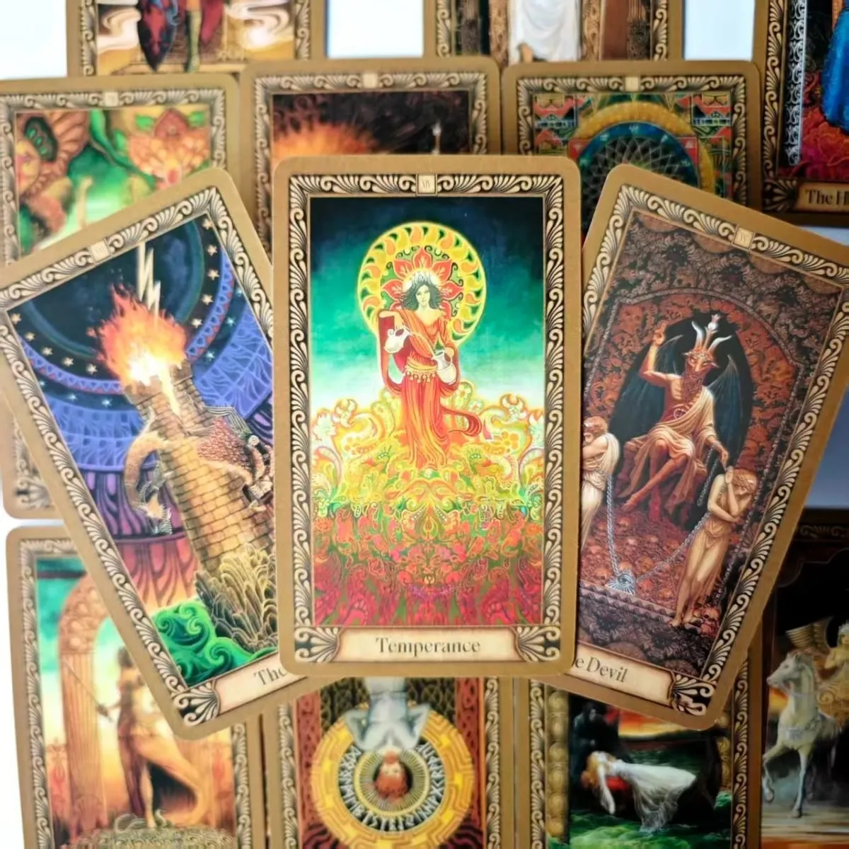 Mystic Psyche Tarot Deck – 78-Card Set for Intuitive Wisdom Spiritual Growth and Archetypal Exploration
