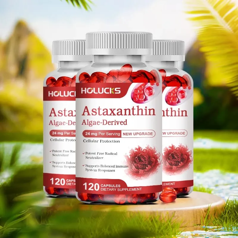 Mua 1 Tặng 1! Astaxanthin 24mg Bổ Sung Cho Da & Mắt Chống Lão Hóa & Chống Tia UV Giảm Mệt Mỏi Mắt Không GMO — image 6