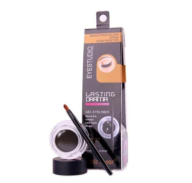 Music Flower 24H Waterproof Sweatproof Colorful Eyeliner Gel Long Lasting Smudge Proof Multi-color Eye Makeup Cosmetics