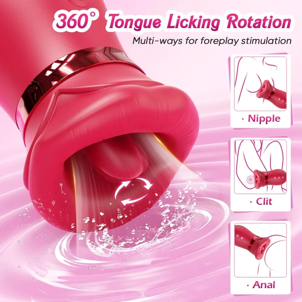 Zungenwackelvibrator für Frauen, Vakuumsauger, Klitoris-Stimulator, weiblicher Masturbator, Brustwarzen, Klitoris-Sauger, Sexspielzeug für Frauen