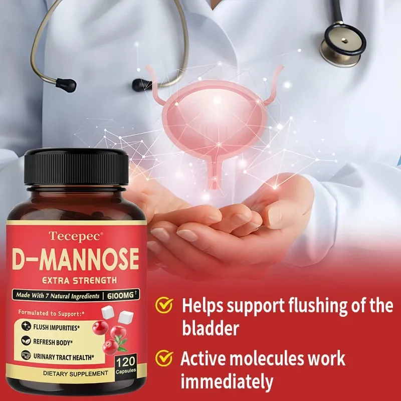 D-Mannose - Organic Cranberry Supplement To Support Urinary Tract and Bladder Health and Reduce Urinary Tract Infections — image 3