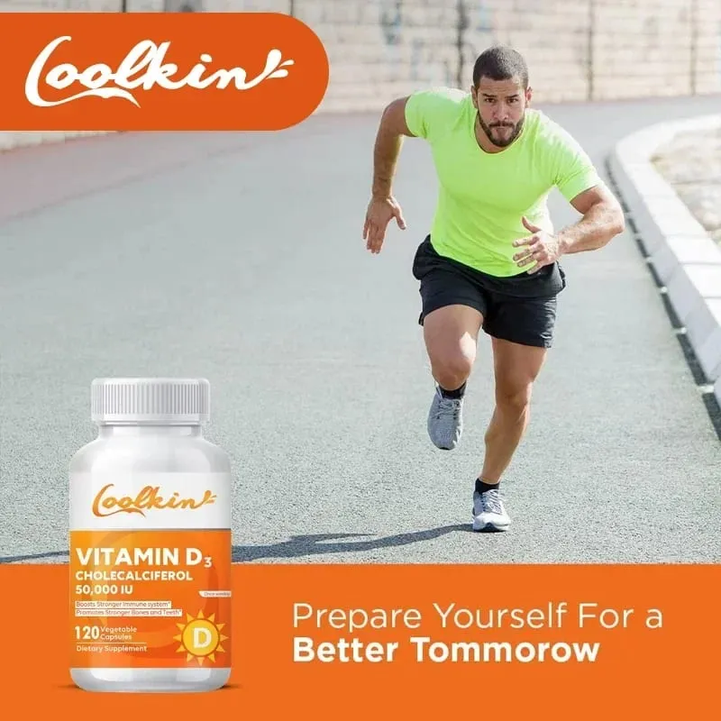 Vitamin D3 5000IU Rich in Vitamin D for Healthy Antioxidants Supporting Immune System Function - 120 Capsules Non-GMO