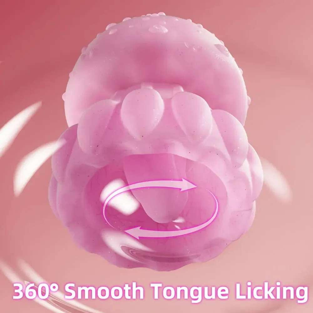 Pagdila ng Dila Vibrator 10 Mode ng Vibration LED Rainbow Color Jellyfish Vibrator Nipple Clitoral Stimulator Sex Toy para sa Matanda 18