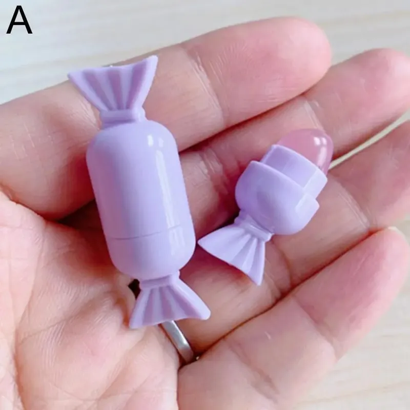 1/4PCS Portable Cartoon Mini Silicone Lip Brush Cute Bear Angled Concealer Brushes Lip Balm Lip Gloss Concealer Make Up Brushes