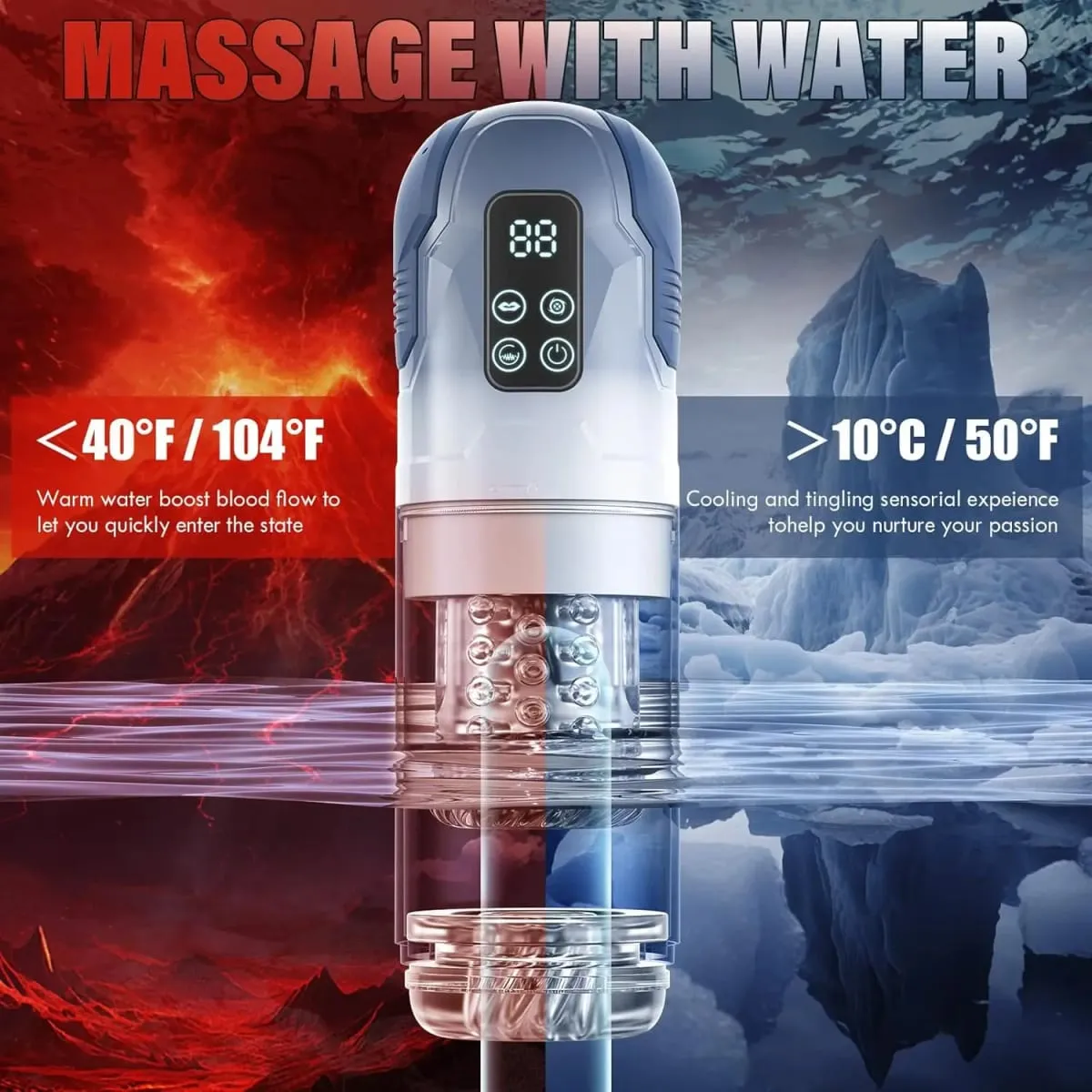 Telescopic อัตโนมัติชาย Masturbator สำเร็จความใคร่คัพอมควยเครื่องดูดพ็อกเก็ตหีสูญญากาศอวัยวะเพศชายปั๊มเพศของเล่นสำหรับผู้ชาย