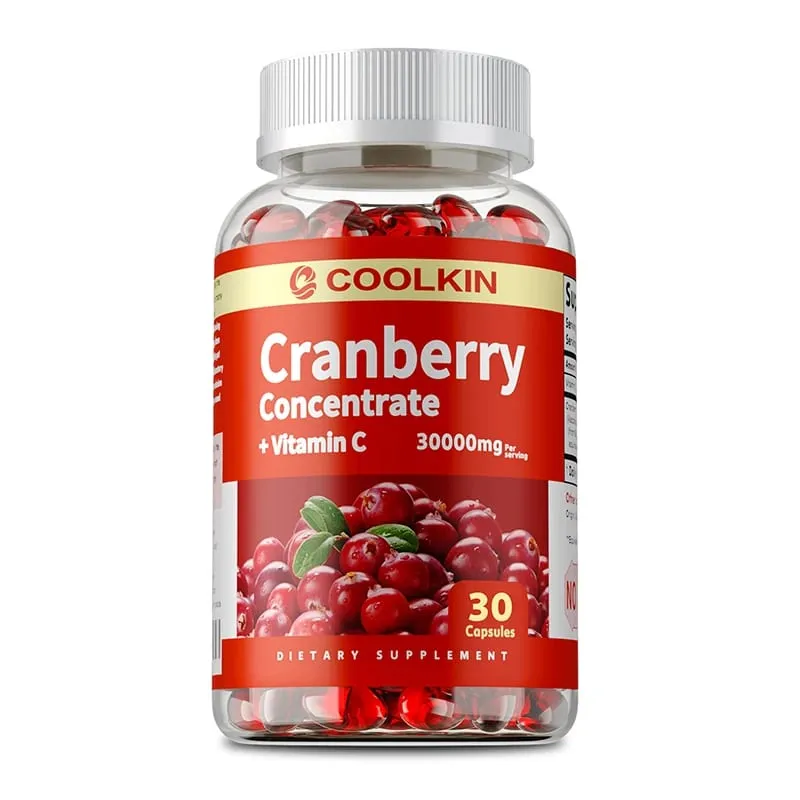 Cranberry Capsules - Beauty and Skin Care Urinary Tract Health Anti-aging Eye Protection Improve Appetite