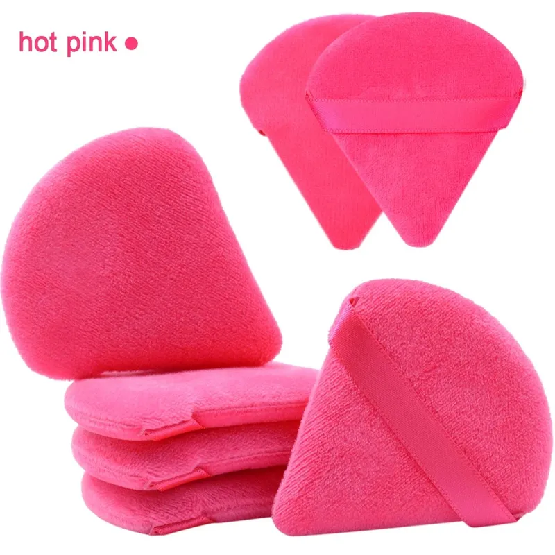 Wholesale Makeup Brushes 7Pcs Triangel Makeup Powder Puff Soft Velvet Cosmetic Sponges For Contouring Eye Corners Air Cushion