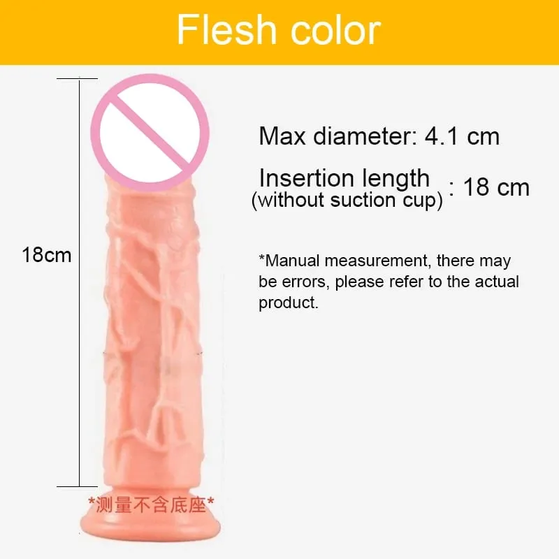 Transparent Big Dick 9 Sizes Realistic Jelly Dildo Women Gay Anal Sex Toys Soft Clitoris Vaginal Masturbators Penis Suction Cup