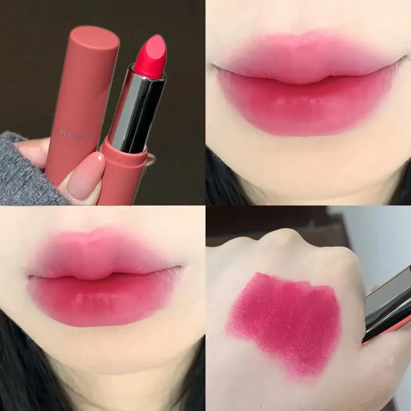 Batom Herorange Sheer Matte Textura macia, não seca, longa duração, à prova de transferência, tons naturais para todos os tons de pele