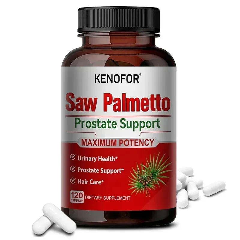 Saw Palmetto Capsules - สุขภาพต่อมลูกหมากชายป้องกันผมร่วงและบรรเทาความผิดปกติของปัสสาวะบ่อย Hair Care