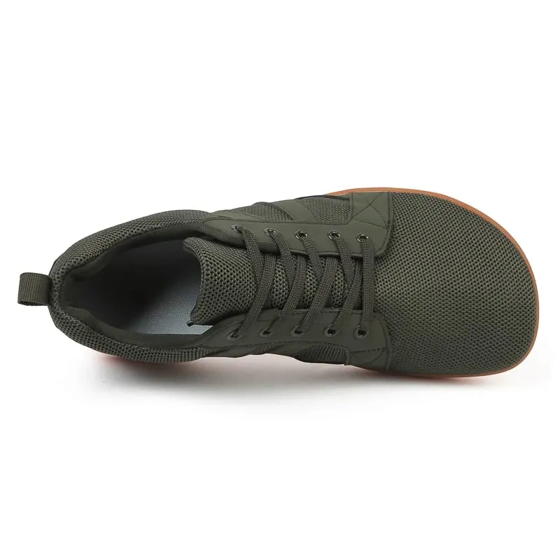 Men Barefoot Walking Wide Toe Box Zero Drop Minimalist Sneakers Non Slip Comfortable Walking Shoes Breathable Running Shoes