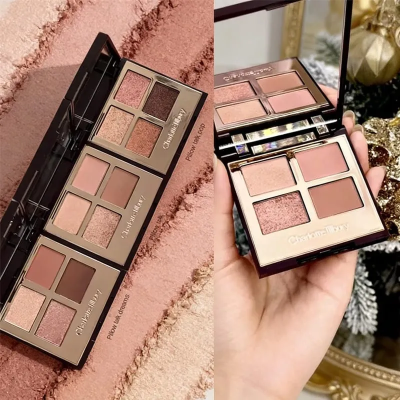 Charlotte Tilbury CT Makeup Set Water Light Collagen Lip Moisturizer Pressed Powder für makelloses Finish Vierfarbiger Lidschatten