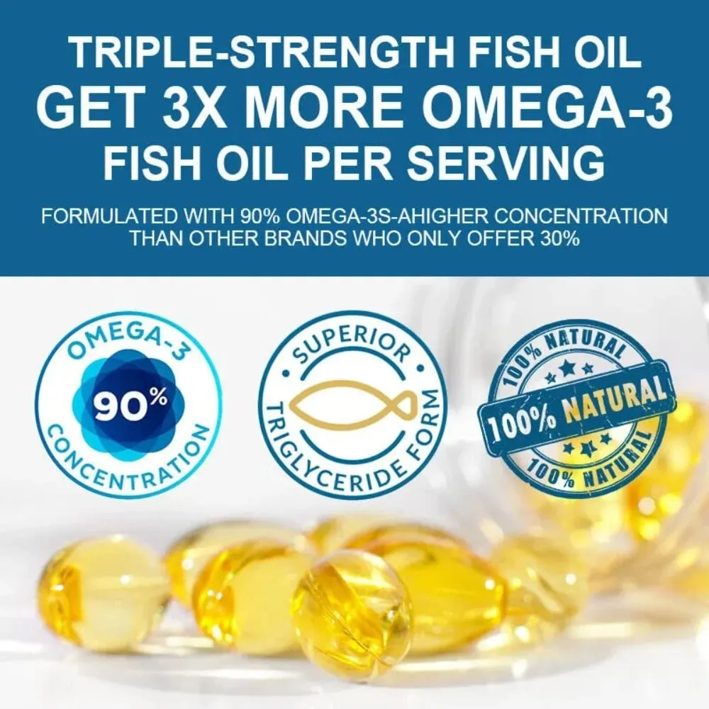 Extra-strength Formula Cod Liver Oil Contains Vitamins A D EPA and DHA Supports Heart Brain Immune Joint and Eye Health