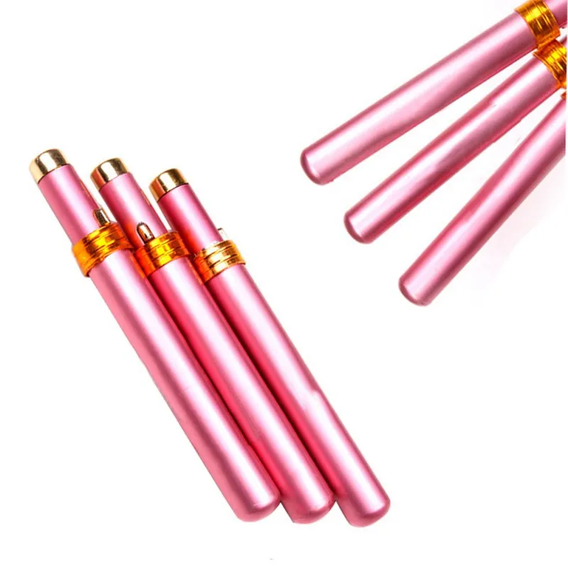 Retractable Portable Makeup Lip Brushes Cosmetic Eyeshadow Brush with Cap Women Makeup Tools