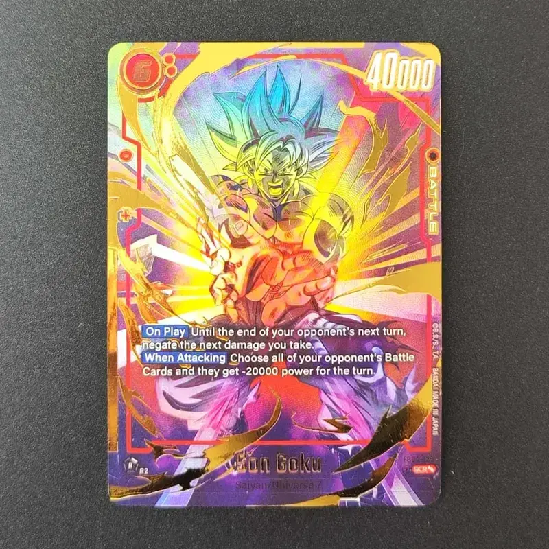 DIY Dragon Ball Super Son Goku FB05-119 Gogeta FB06-097 Broly FB06-120 Super Alternate Art Manga English TCG Anime Cards