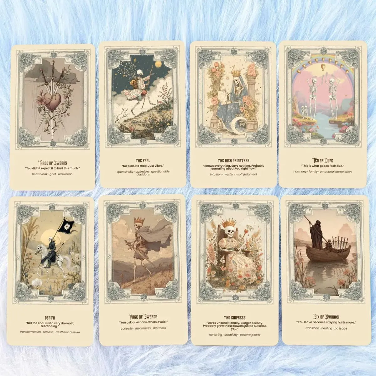 78 Tarot Cards 13x8 Cm Bone Garden Tarot Deck Vintage Plant Beauty Quiet Storytelling Includes Paper Manual Card Game