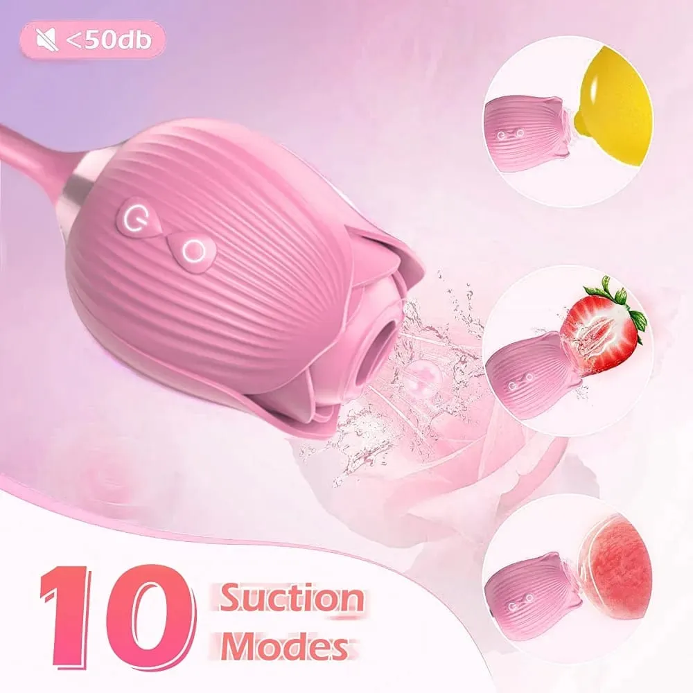 Clitoris Sucker Vibrator for Women Nipple Clit Stimulator Female Masturbator Finger Wiggle G-Spot Vibrator Sex Toy for Women 18+