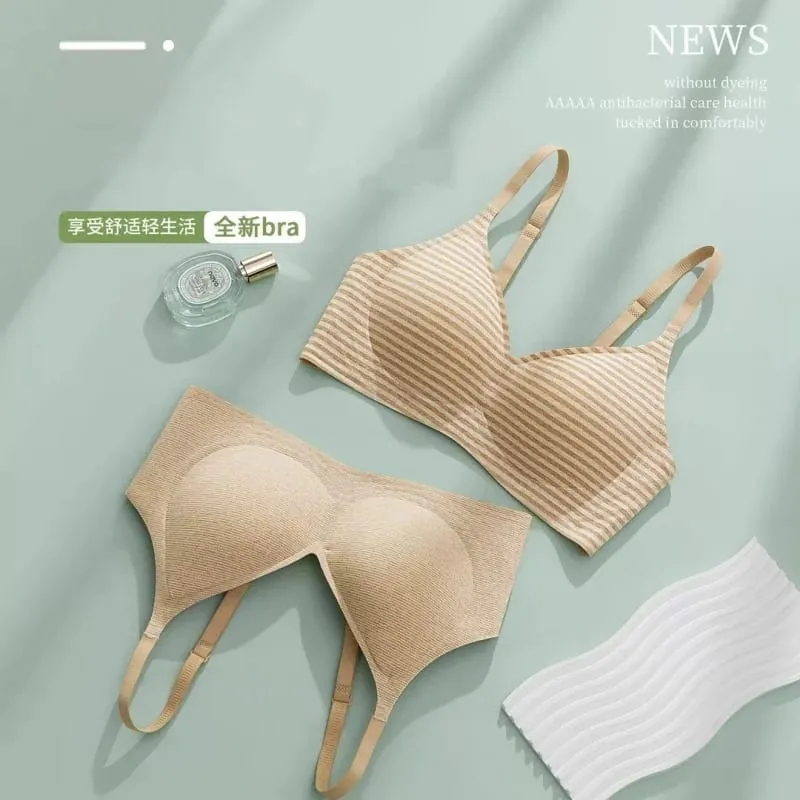 Lingerie feminina para bustos pequenos, efeito levantador e franzido, suporte lateral para os seios, sem armação, anti-flacidez, minimiza bustos grandes