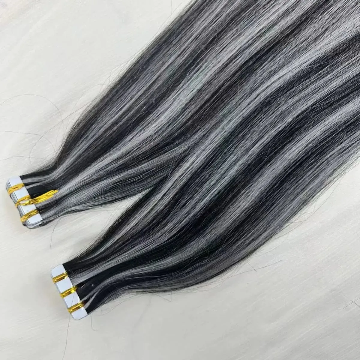 Double Drawn European Wholesale Tape in Extensions Invisible Cuticle Aligned Remy Tape in Hair Extensions 100% Human Hair