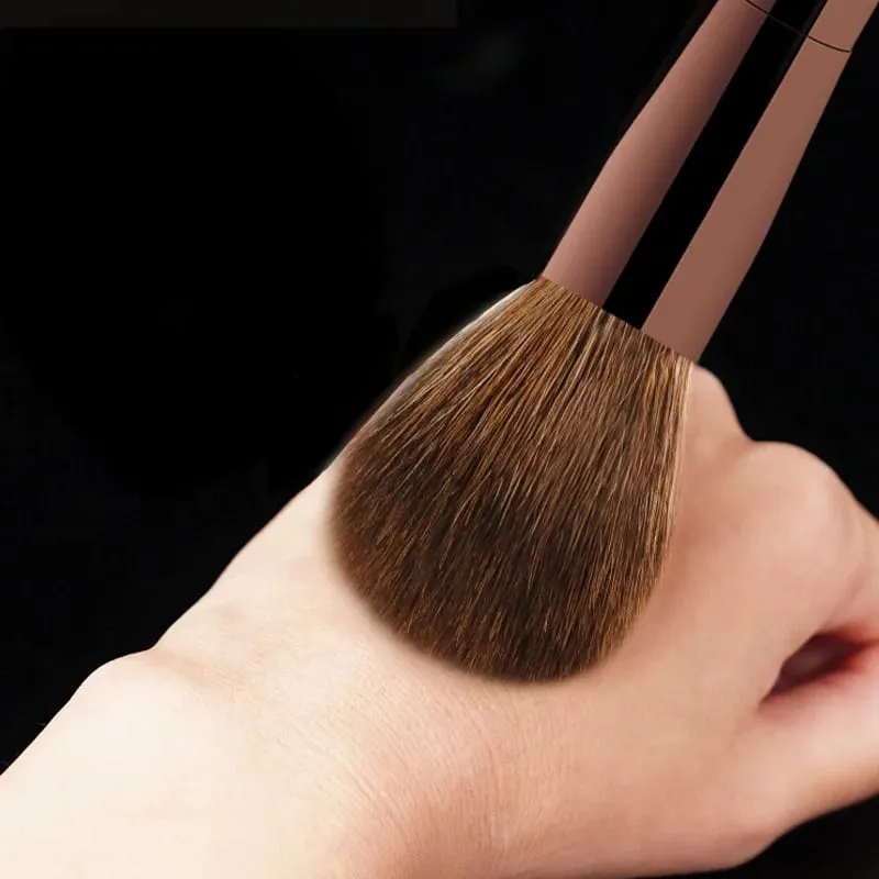 Κλεψύδρα Βούρτσα Μακιγιάζ-Φορητή 7τμχ MINI Natural Hair Brushes Set-Powder Foundation Eyeshadow Traveling Tools Makeup — image 4