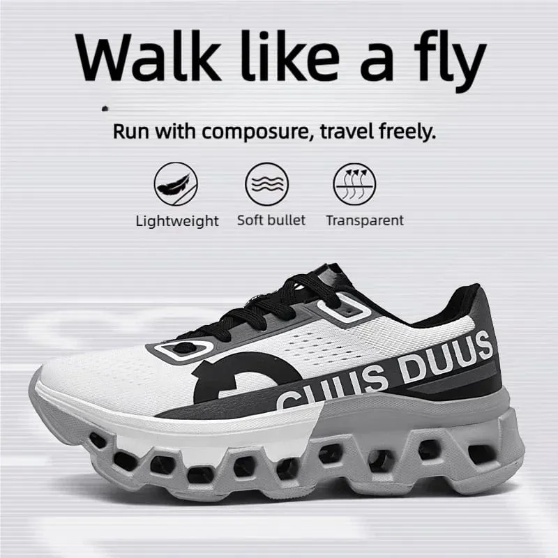 Outdoor Tennis Men Shoes Soft Sole Breathable Casual Sports Shoes Mesh Surface Breathable Cushioned Running Shoes Sneakers