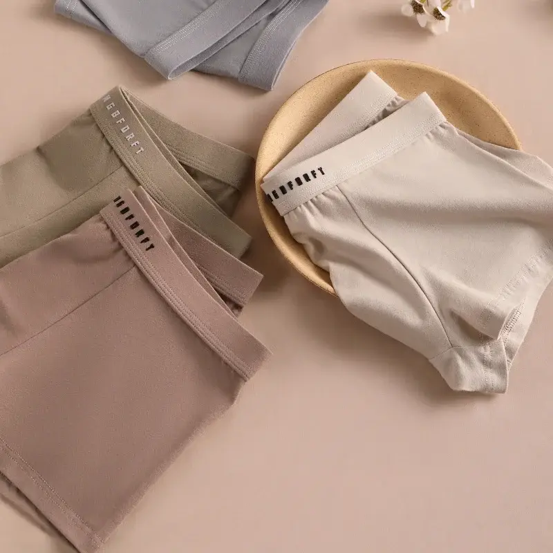 3PCS กีฬานักมวย Man Breathable ของขวัญ Sporty นักมวยชายกางเกงเซ็กซี่ชาย Unerderwear กางเกงกางเกงขาสั้นกางเกงขาสั้นชุดชั้นใน