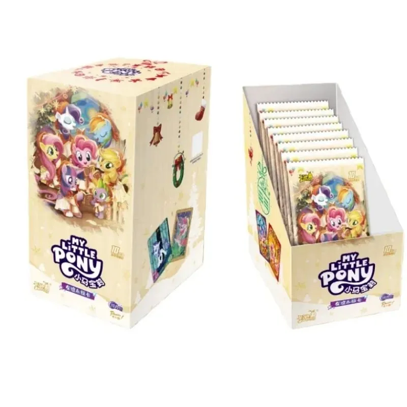 Authentic My Little Pony Friendship Forever Moon 12 11 10 Series Collectible Cards Fluttershy Anime Merchandise Gifts