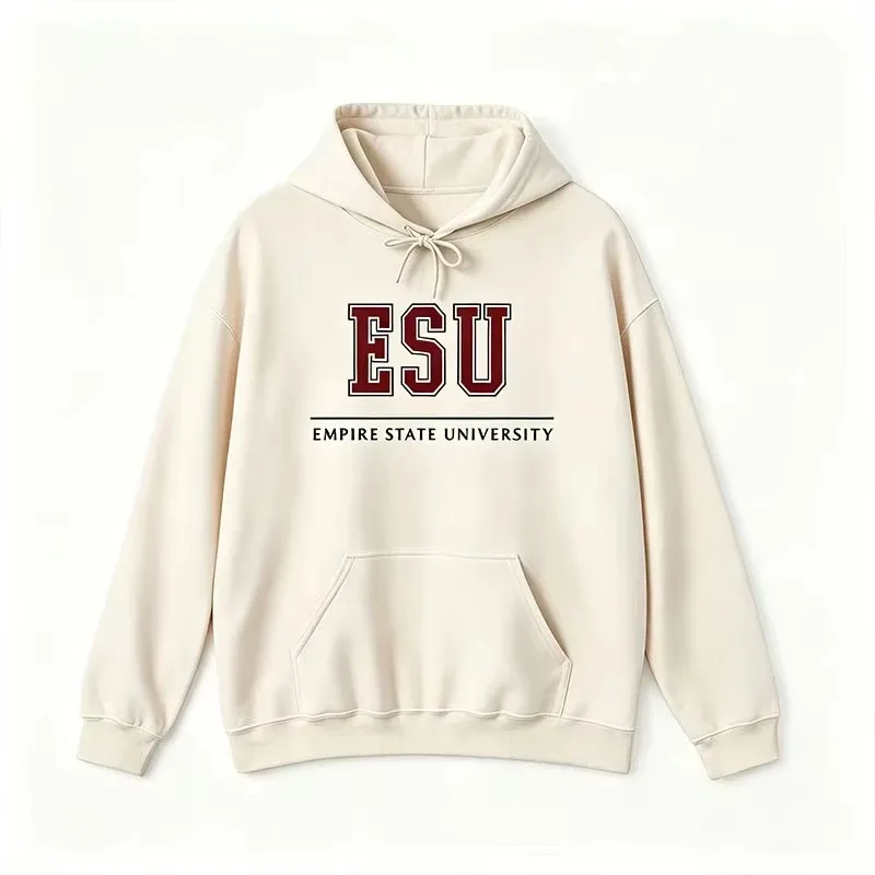 ESU Empire State University Hoodie Sweatshirt Tom Holland Brand New Day Merch Peter Hoodies Unisex Spring and Summer Long Sleeve