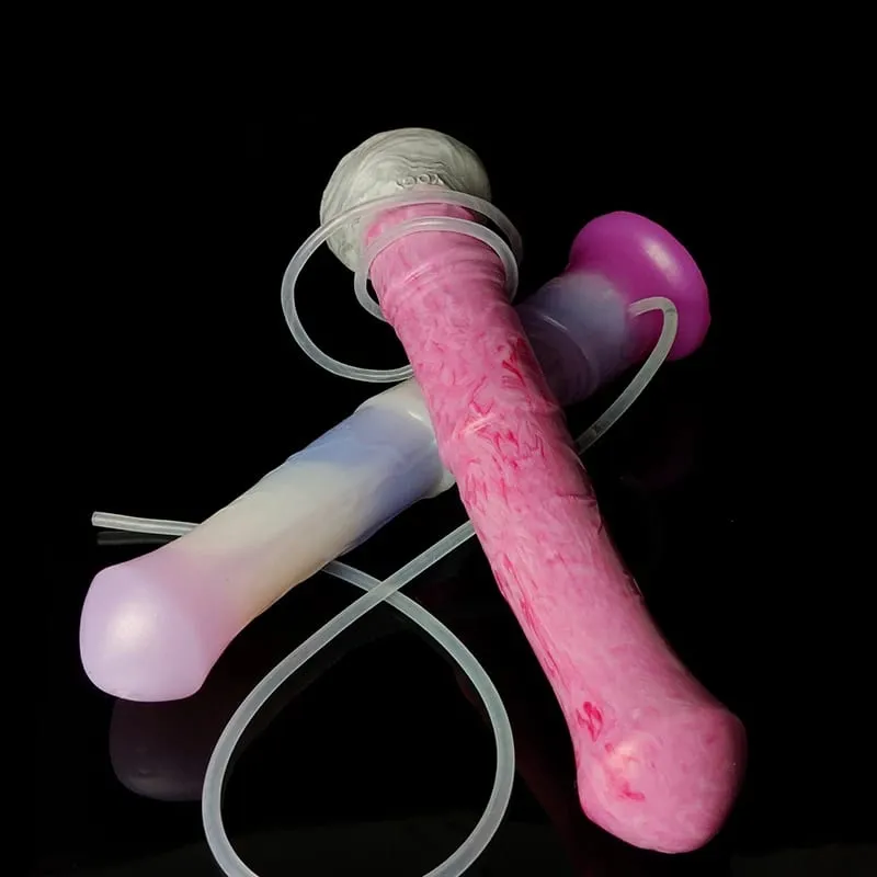 Eiaculazione Cavallo Dildo 10 modalità vibratore stimolatore clitoride femminile pene animale in silicone con ventosa giocattolo del sesso per le donne uomini