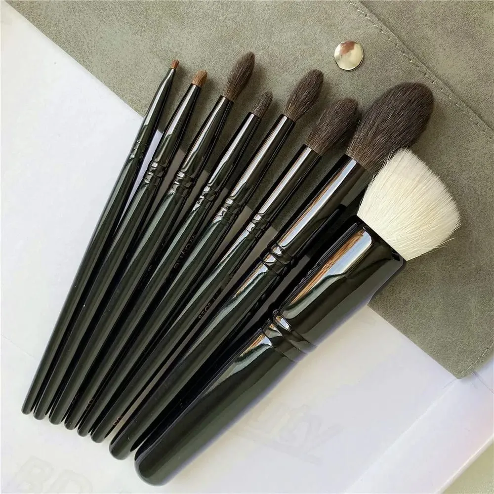 WG Luxury Squirrel Hair Foundation Powder Eye Shadow Crease Blending Makeup Brushes Precision Detail Soft Cosmetic Brush Tools