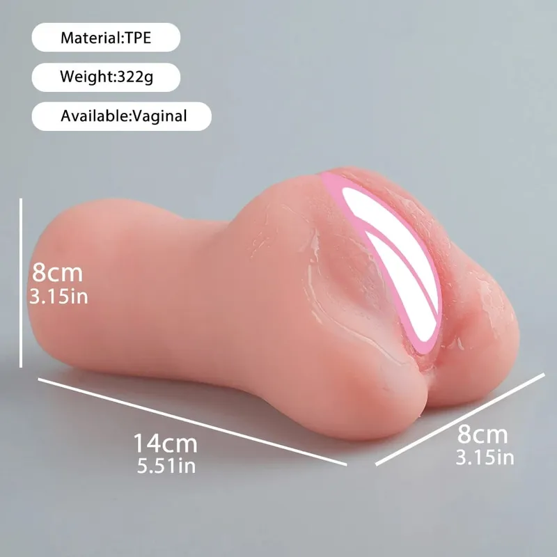 ไขมันที่สมจริงVaginasพ็อกเก็ตหี 3DชายMasturbatorsคัพเพศของเล่นสำหรับผู้ชายช่องคลอดประดิษฐ์ซิลิโคนAnus 18 อุปกรณ์สำหรับผู้ใหญ่