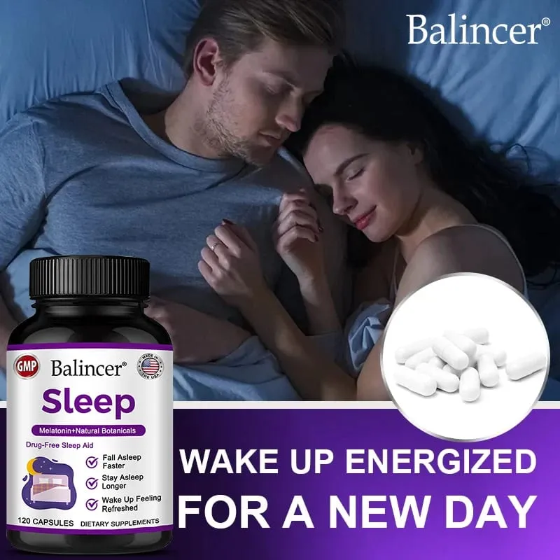 Valerian Root - Support for Calm & Relaxation To Prepare for Sleep Nervous System Health with Melatonin Extract 120 Capsules