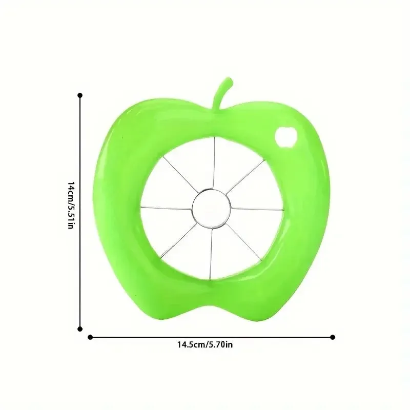 1pc Stainless Steel Apple Slicer - Manual Square Blade Kitchen & Dining Tool Ideal for Outdoor/Camping Outdoor kitchenware