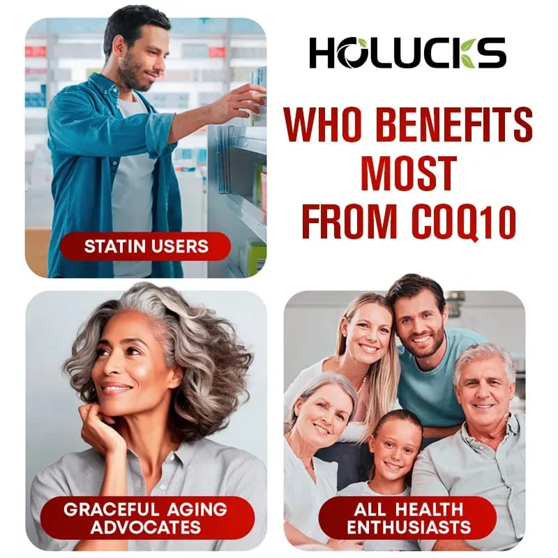 Yimiduk Premium CoQ10 500mg Supplement for Heart Function Fertility & Overall Cellular Vitality Skin Health & Immune Defense