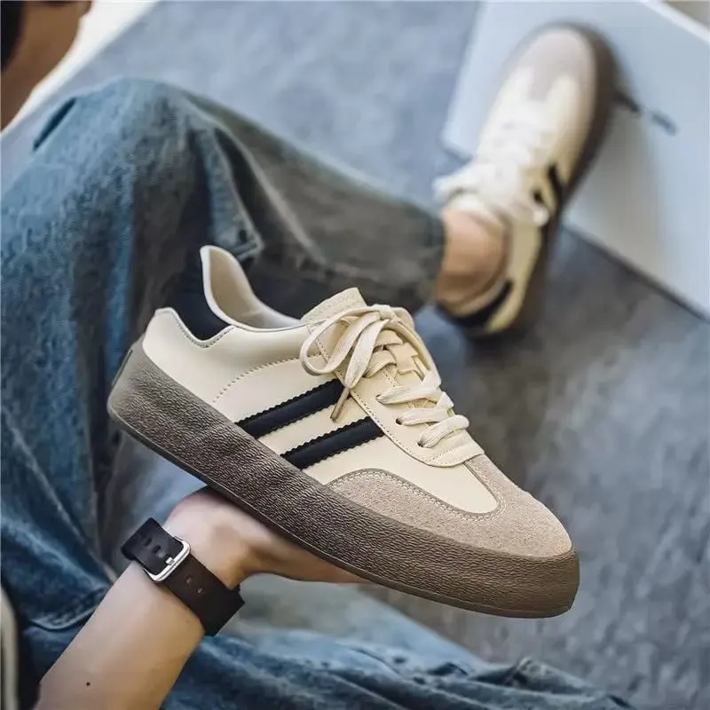 Men's Winter Canvas Shoes Retro Low Top Casual Training Sneakers Hong Kong Style Small Brand Design Sense of Design