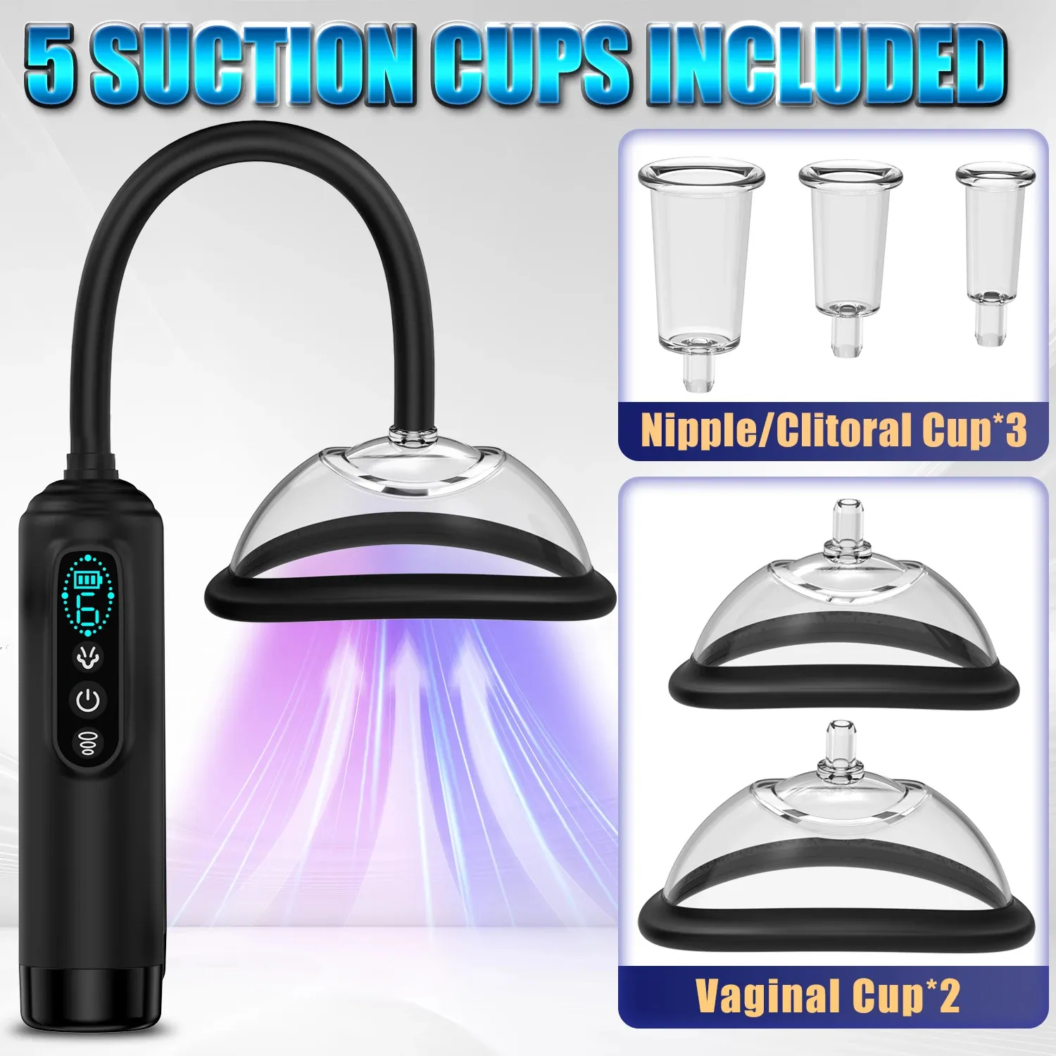 Mainan Seks untuk Wanita Pam Faraj Elektrik Puting Menghisap Vibrator Mainan Kelentit Penghisap Payudara Mesej Puting Besarkan Bekalan Dewasa