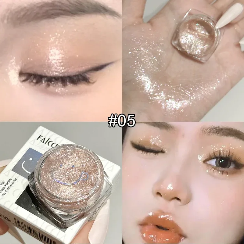 Single Eyeshadow - Ultra Sparkle Glitter Silky Matte & Luminous Pearlescent Finishes for Bold & Delicate Daily Eye Makeup Look