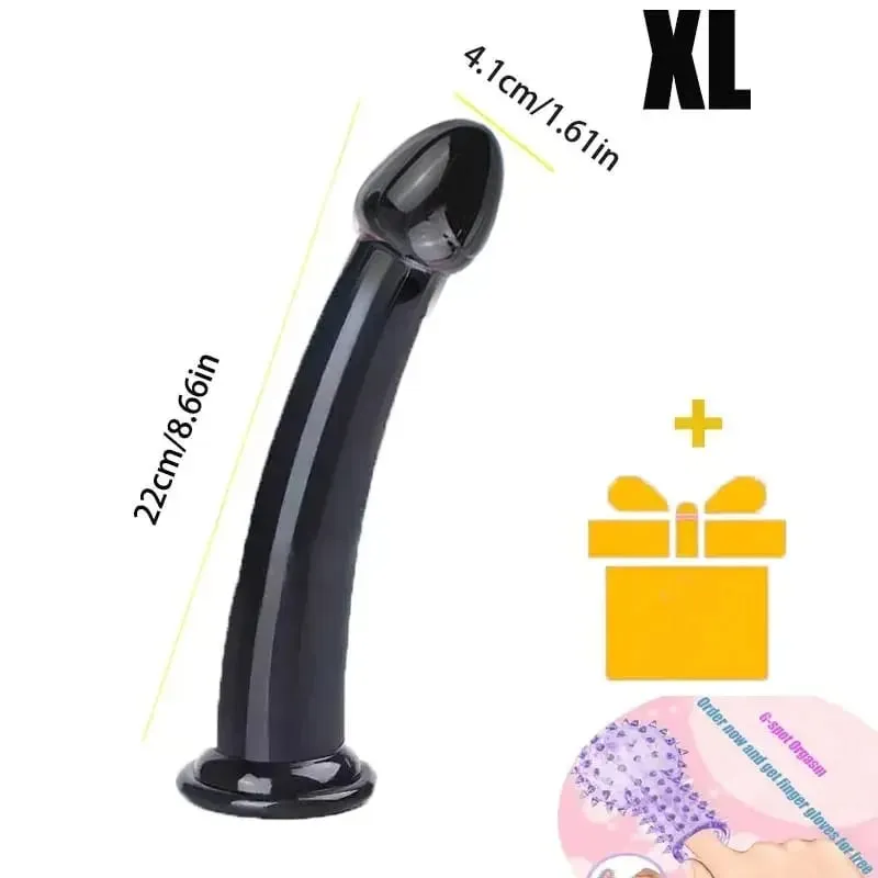 Transparent Realistic Dildo Strong Suction Cup No Vibrator Women Masturbator Anal Realistic Dick Sex Toys For Women Sex Shop 18