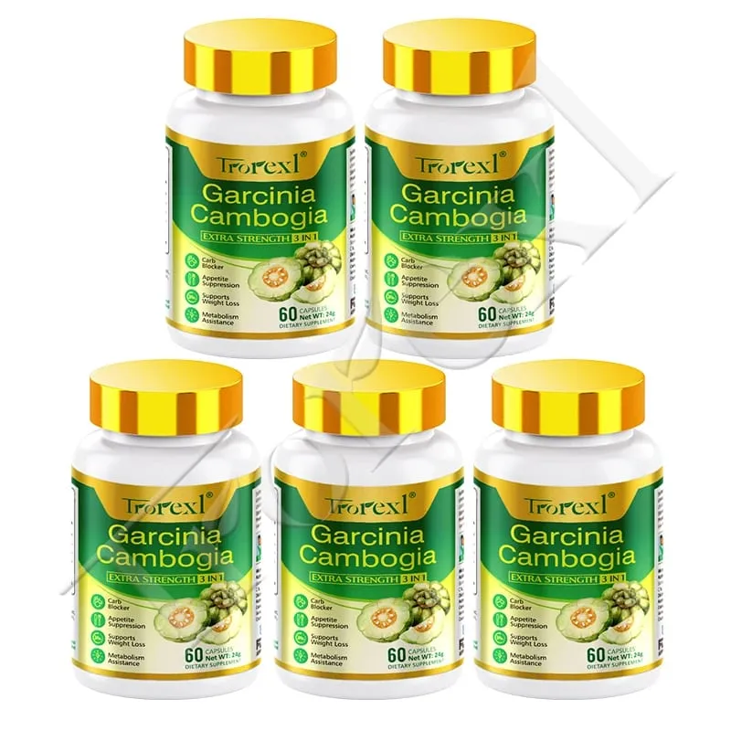 Garcinia Cambogia Supplements | Powerful Formula Flat Tummy | Pills to Lower Belly | Fight Weight Capsules for the Body