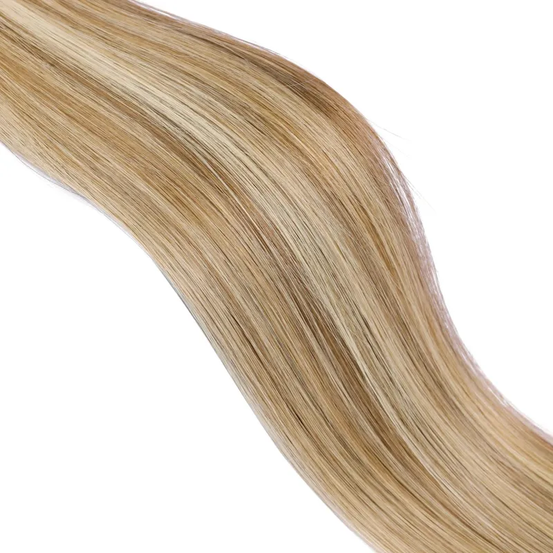 Butterfly Weft Hair Extensions Pu Hole Weft Double Sided Genius Weft Bundles Hand Tied Weft Invisible Weave For Women