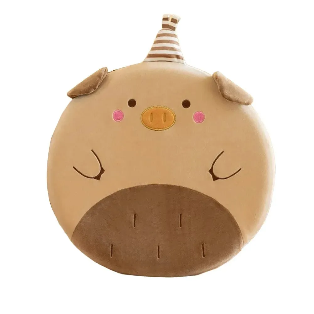 Universal Cartoon Animal Dog Cat Chair Cushion Comfortable Thick Seat Pads Soft For Office Student Dormitory Car