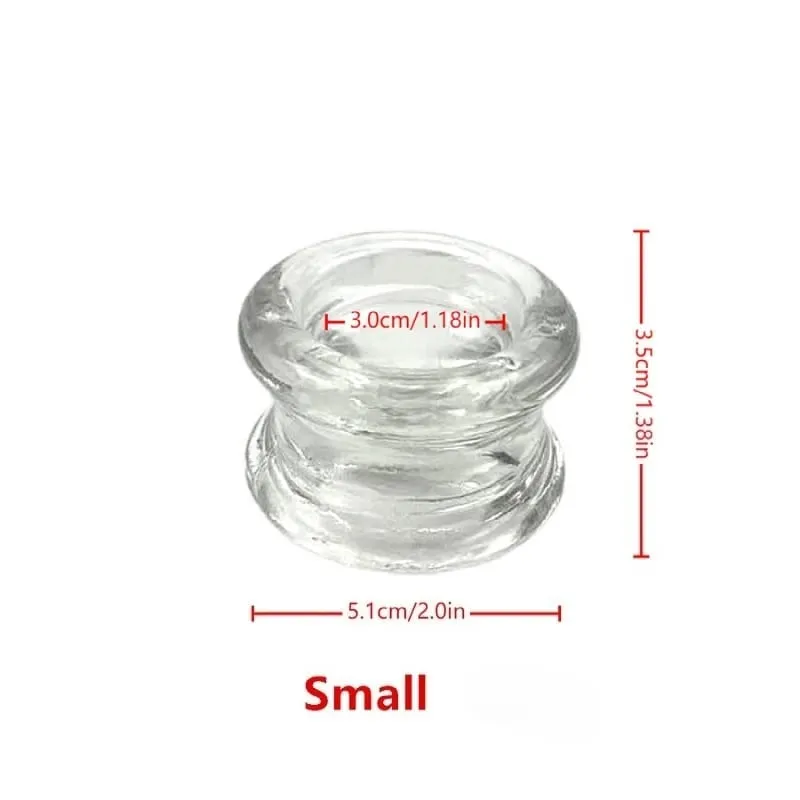 Stretcher Penis Rings Enlarger Erection Silicone Sleeves For Penis Enlargement Extender Testis Restraints Penis Rings Sex Toys