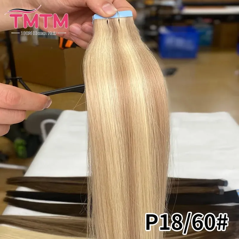 Straight Tape in Hair Extensions Human Hair 2g/2.5g/pcs Tape in Extension 20pcs/set Remy Human Hair Natural Human Hair Extension