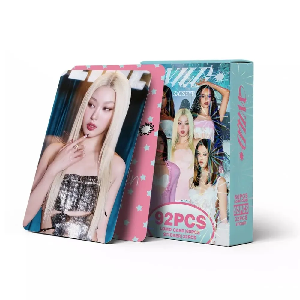 92PCS Korean Hot Idol New Album "WILD" HD Lomo Cards MANON SOPHIA DANIELA LARA MEGAN YOONCHAE High Quality Small Cards Fans Gift