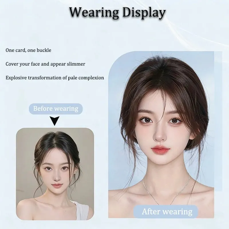 Wig Patches for Women with Fluffy Hair on the Top of the Head Natural and Seamless Hair Coverage White Hair Replacement Patches
