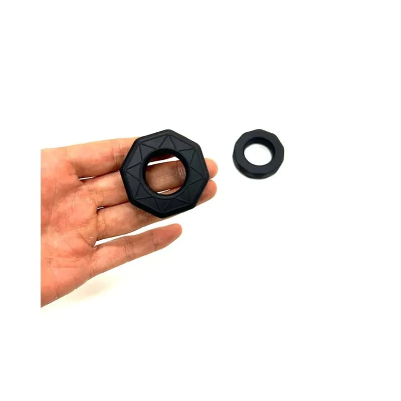 Men's Elastic Sperm Lock Ring Silicone Delay Ejaculation Penis Ring Sex Toys For Men Dick Erection Stretcher Ring Adult Supplies