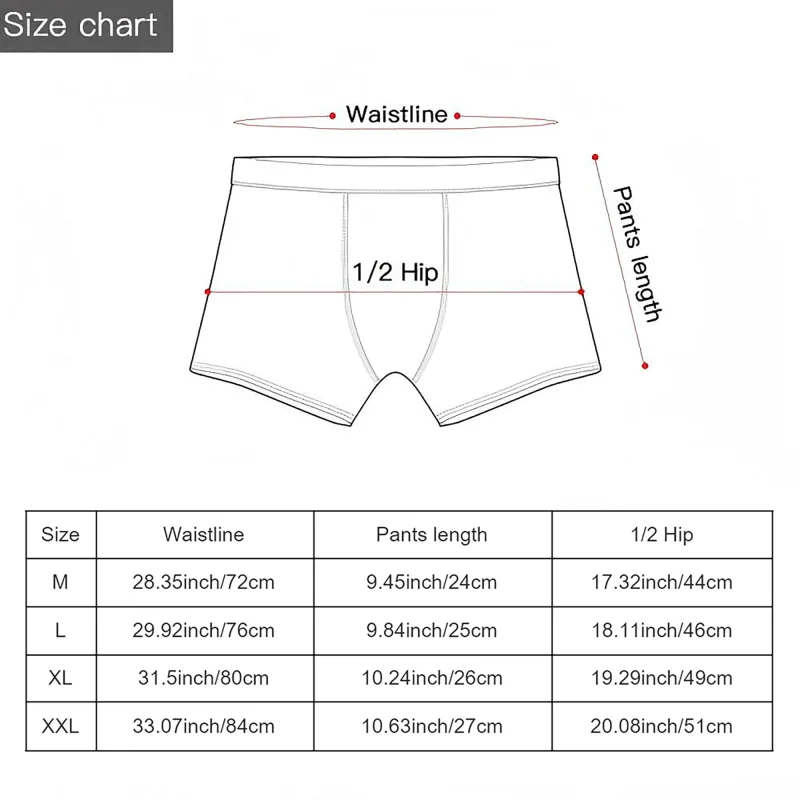 S-Sesames Streets Tango Elmo & Grover Underwear Men Shorts Briefs Funny Boxershorts Quality Customs Oversize Panties